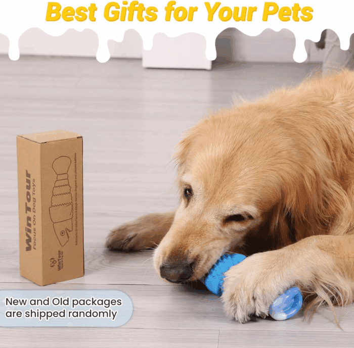 Tough Dog Toys for Aggressive Chewers, Indestructible Dog Chewers for Medium & Large Breeds, Squeaky Durable Chew Toys to Keep Them Busy, Reduce Boredom, Teeth Cleaning, Bacon Flavor - Image 7