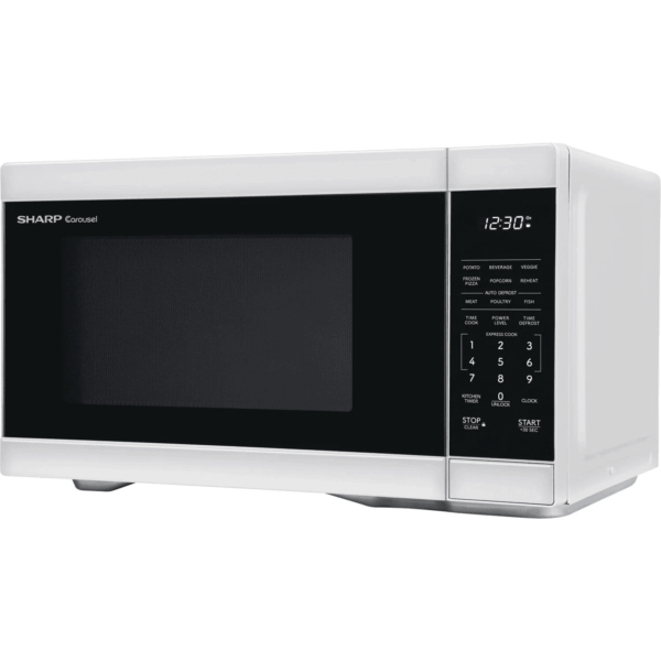 1.1 CF Countertop Microwave Oven in White , ZSMC1161KW - Image 10