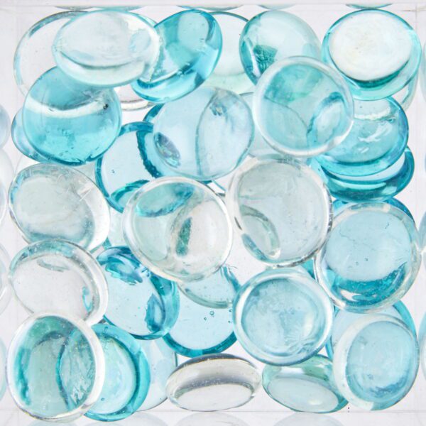 Glass Aqua Color Gems, Standard Mix, 14 Oz Aquarium Gems - Image 3