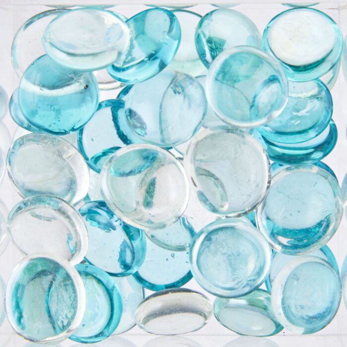 Glass Aqua Color Gems, Standard Mix, 14 Oz Aquarium Gems - Image 3