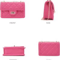Small Quilted Crossbody Bag, Trendy Designer Mini Shoulder Bag, Phone Wallet Purse for Women - Image 4