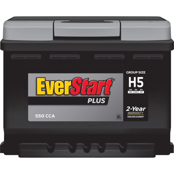plus Lead Acid Automotive Battery, Group Size H5 / LN2 / 47 12 Volt, 550 CCA - Image 6