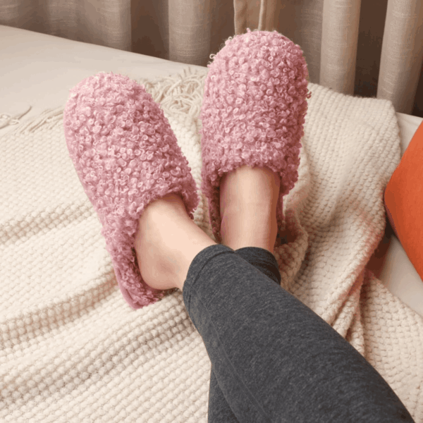 Women'S Indoor Fuzzy Slippers, Ladies Lightweight Cozy Memory Foam House Shoes - Image 2