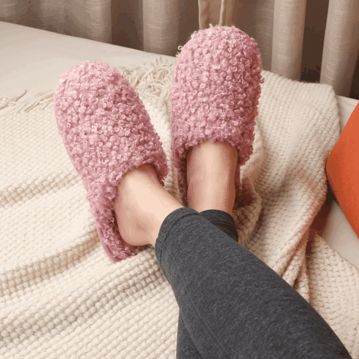Women'S Indoor Fuzzy Slippers, Ladies Lightweight Cozy Memory Foam House Shoes - Image 2