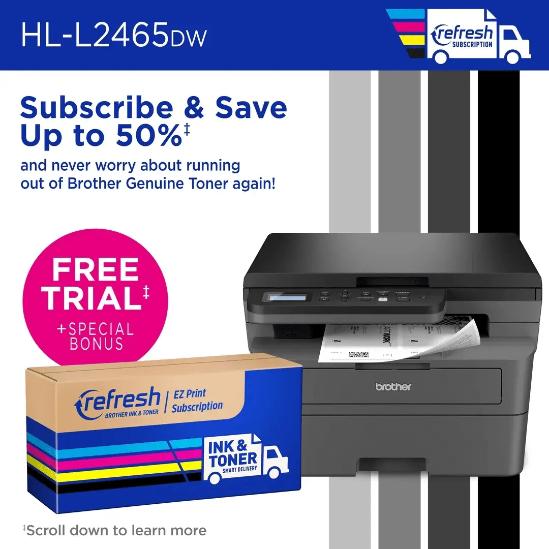Wireless HL-L2465DW Compact Monochrome Multi-Function Laser Printer with Print, Copy and Scan, Duplex and Mobile Printing - Image 5