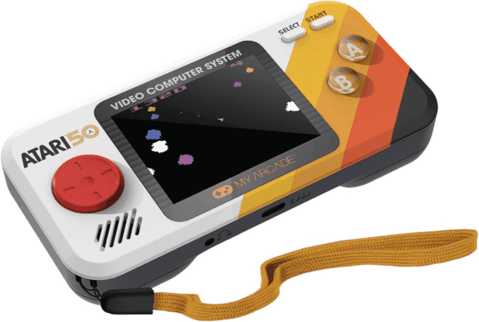 Atari Pocket Player Pro: Handheld Portable Video Game Console with 100 Games, 2.75" Color Display, Ergonomic Design - Image 3