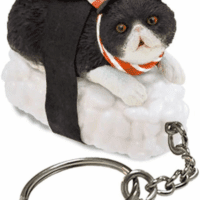 Clever Idiots Nekozushi Keychain - Blind Box Includes 1 of 5 Collectable Figurines - Features a Detachable Keyring (Version 1) - Image 5