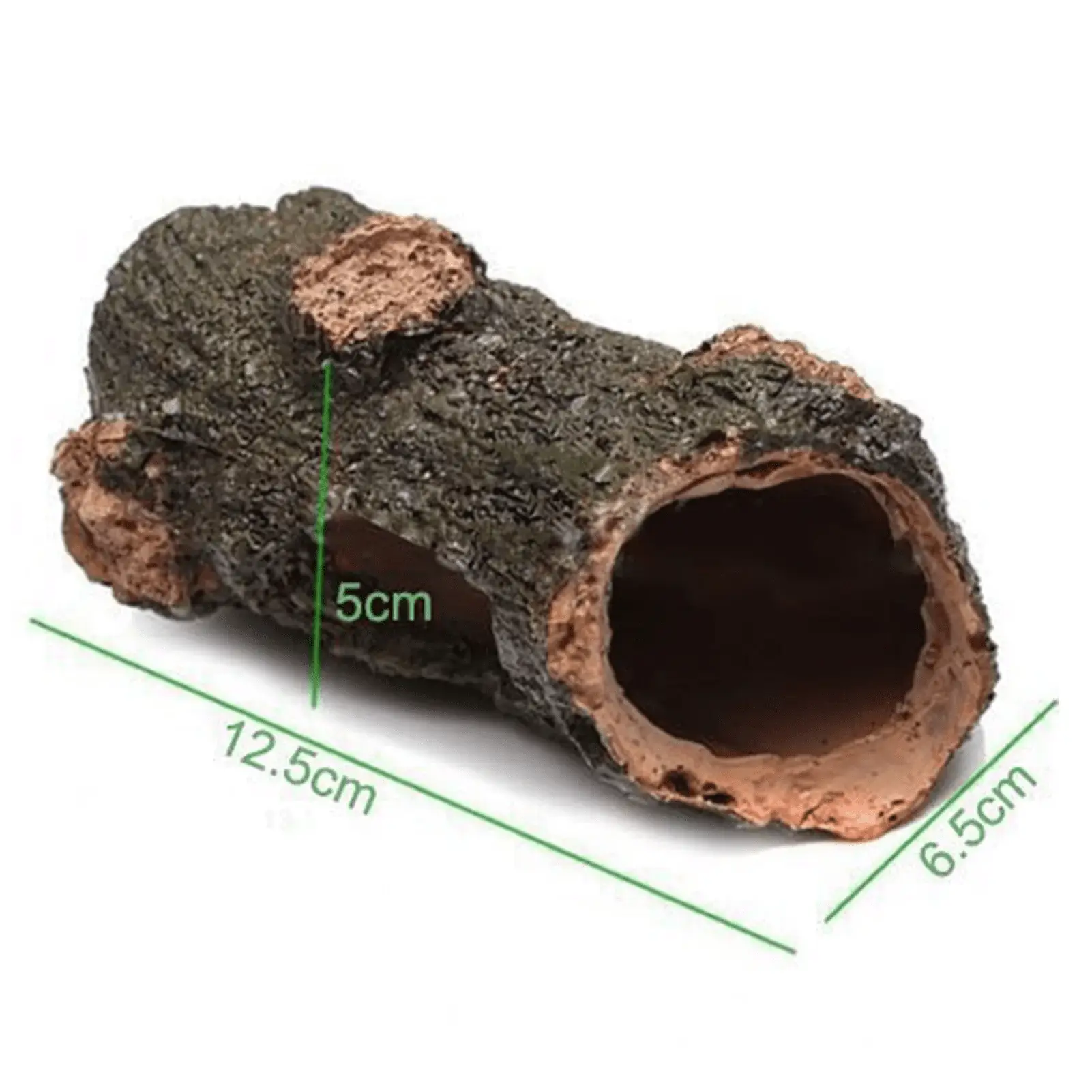 Aquarium Trunk Decorations, Resin Fish Tank Betta Log Aquarium Hideout Cave Ornament Landscape for Fish Tank Terrarium - Image 2