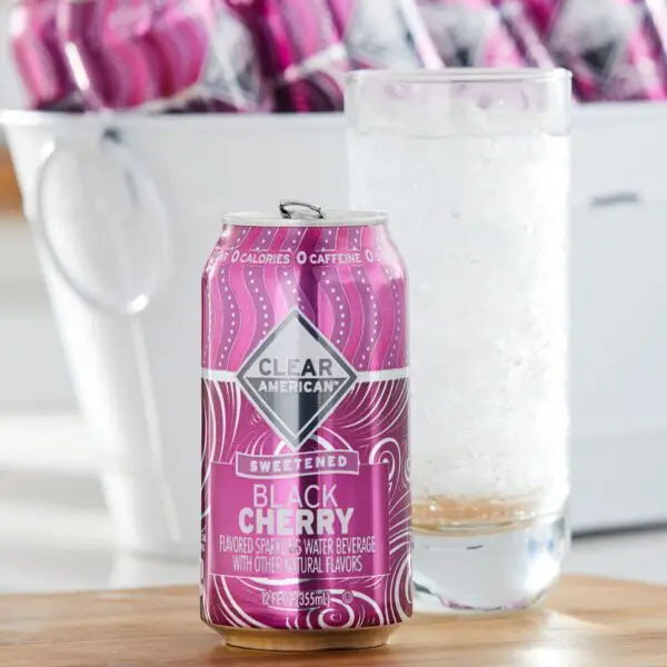 Black Cherry Sparkling Water, 12 Fl Oz, 12 Count - Image 2