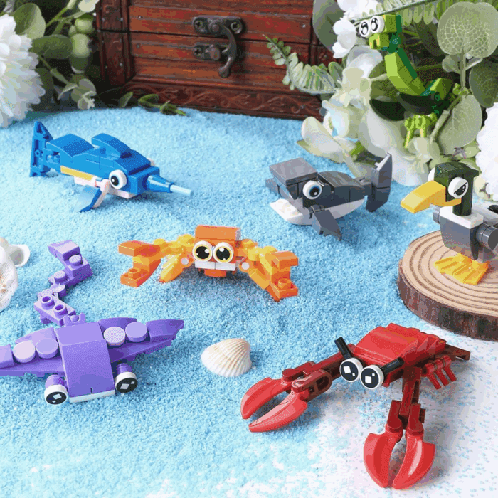 30 Pack Animals Building Blocks Toys, Mini Party Favors Building Set for Kids Bricks Toys for Boys Girls Holiday Goodie Bags Stocking Stuffers Classroom Prizes Birthday Gifts - Image 5