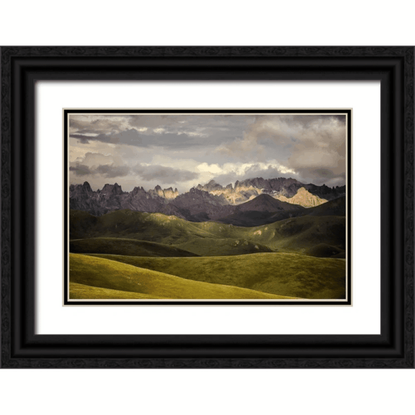 Yu, James 18X13 Black Modern Framed Museum Art Print Titled - Tibetan Plateau - Image 6