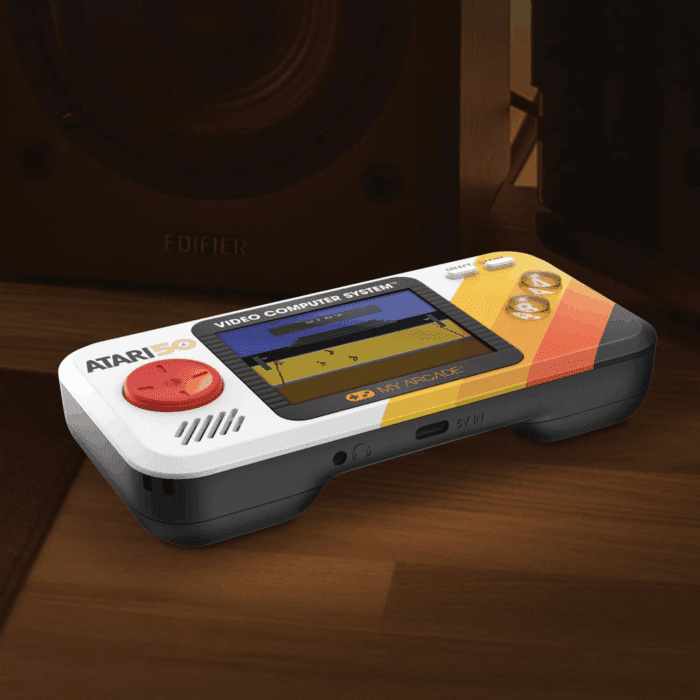 Atari Pocket Player Pro: Handheld Portable Video Game Console with 100 Games, 2.75" Color Display, Ergonomic Design - Image 5