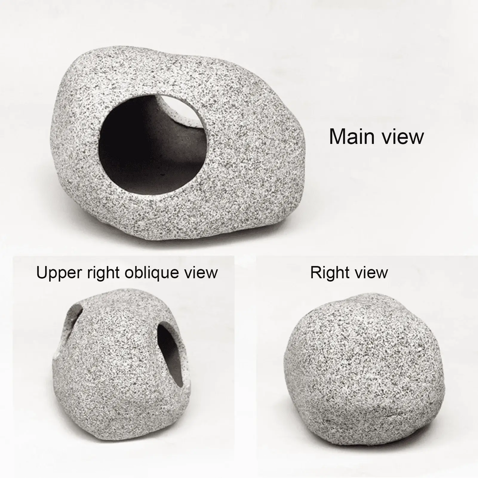 Stackable Aquarium Decoration Rock Caves, Fish Tank Accessories Cave Hideout, Hideaway for Shrimp Cichlid Cave Hiding Breeding Spawning, Betta Fish Hideout - Image 6