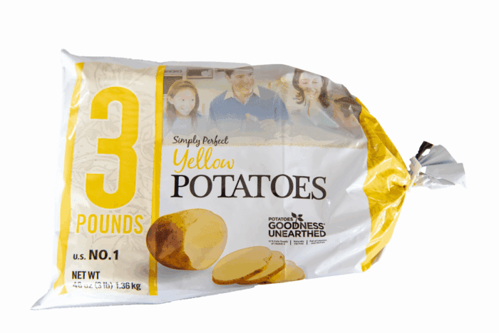 Yellow Potatoes Whole Fresh, 3Lb Bag