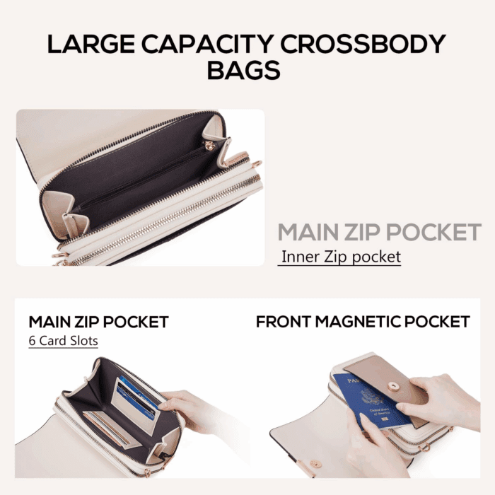 Small Crossbody Bag for Women,Cell Phone Purse Women'S Shoulder Handbags Wallet Purse with Credit Card Slots - Image 3