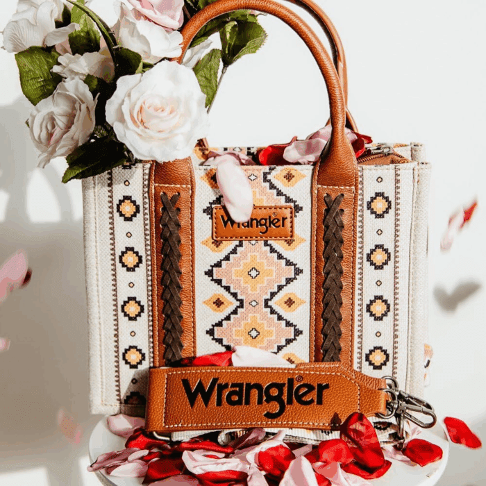 Wrangler Tote Bag for Women Western Shoulder Purses Boho Aztec Satchel Handbags - Image 2