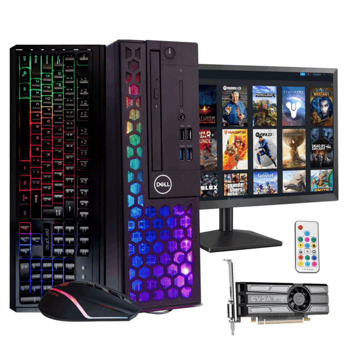 Optiplex 3070 (RGB) Desktop Computer | Intel I5-9500 (3.2) | 16GB DDR4 RAM | 1TB SSD Solid State | Windows 11 Professional | New 24In LCD Monitor | Home or Office PC - Image 7