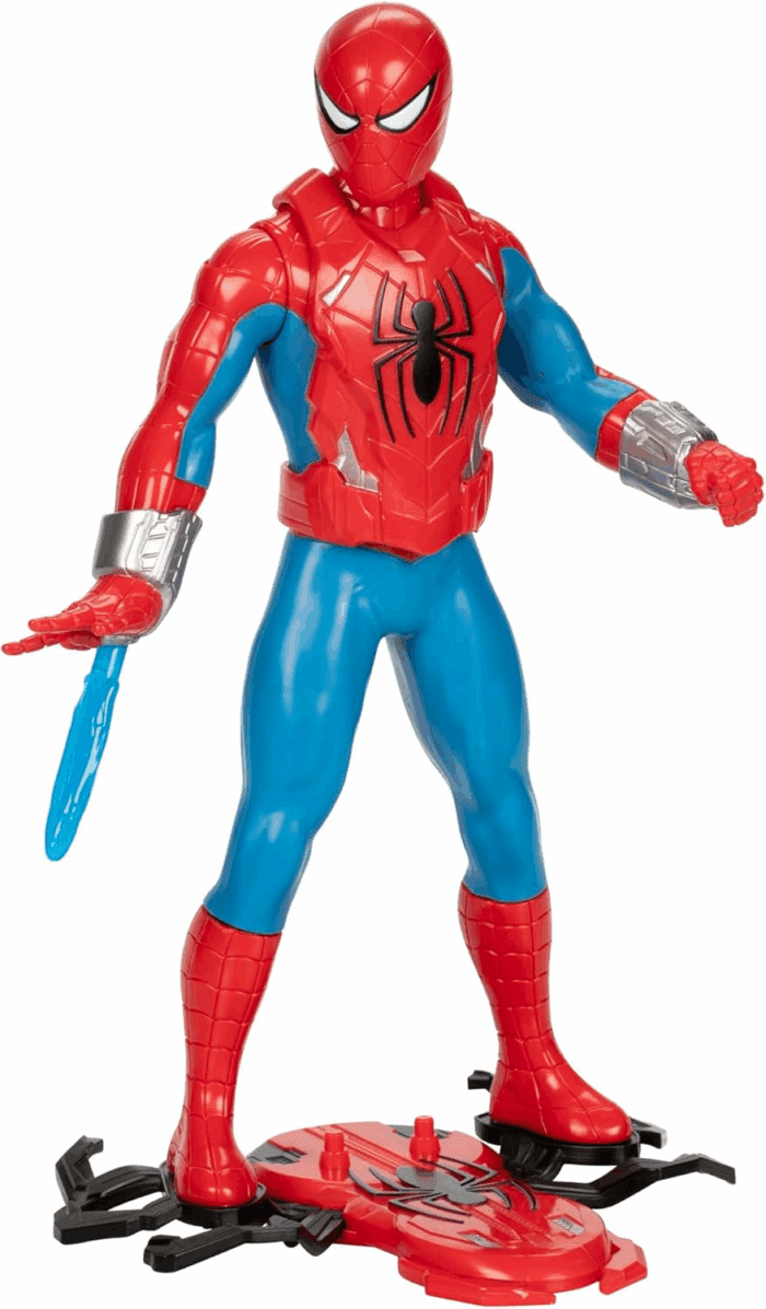 Spider-Man Thwip Blast Spider-Man Action Figure with Accessories, 11-Inch-Scale Super Hero Toys for Kids Ages 4 and Up - Image 11