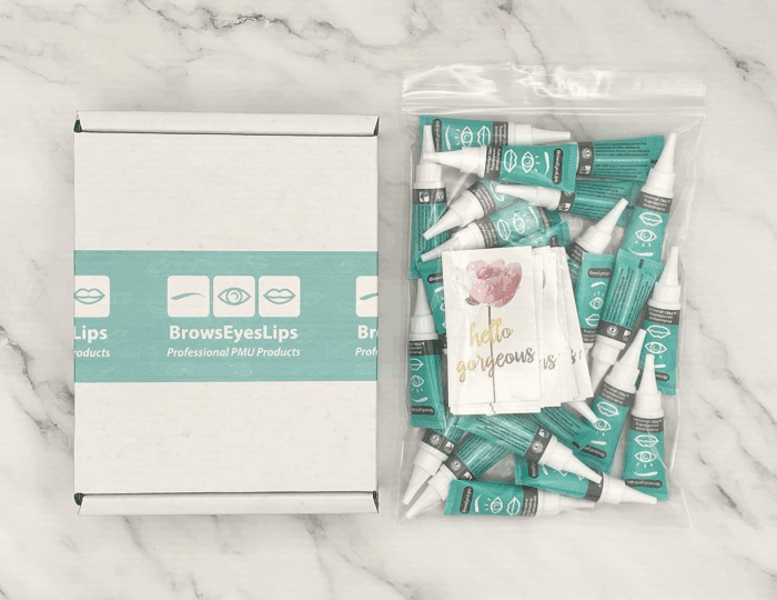 Microblading Aftercare - (Box of 25) for PMU and Tattoo Aftercare -  Ointment. Not Tested on Animals. Petroleum and Paraben Free - Image 5
