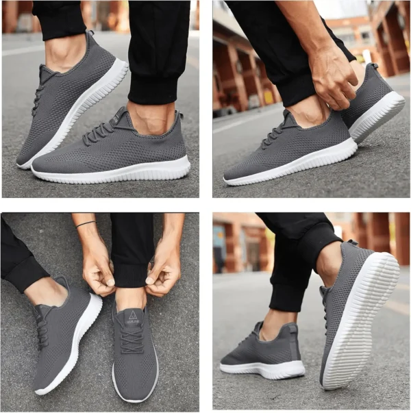 Men'S Running Shoes Ultra Lightweight Breathable Walking Shoes Non Slip Athletic Fashion Sneakers Mesh Workout Casual Sports Shoes - Image 6