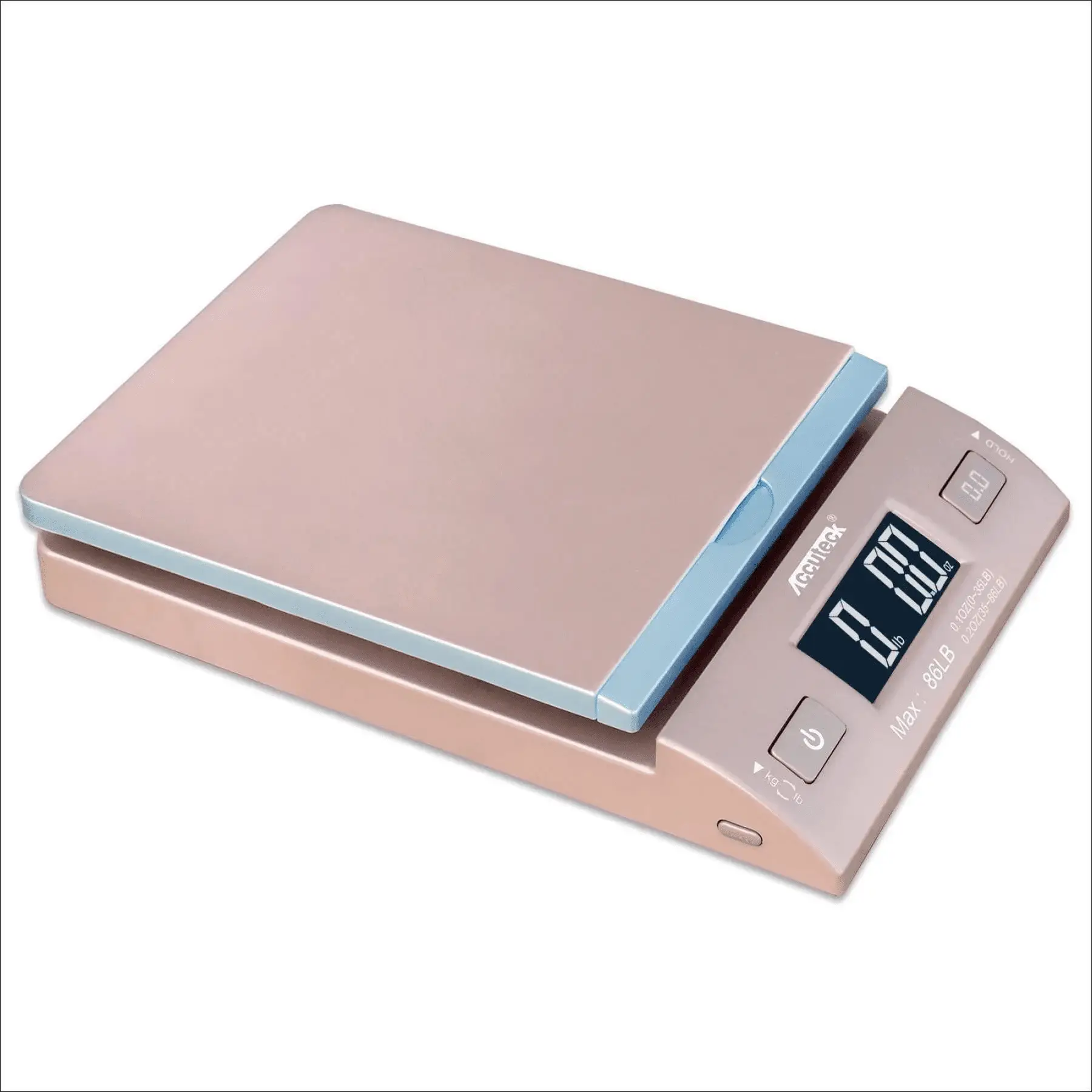 Gold 86Lbs Digital Shipping Postal Scale with Batteries and AC Adapter - Image 2