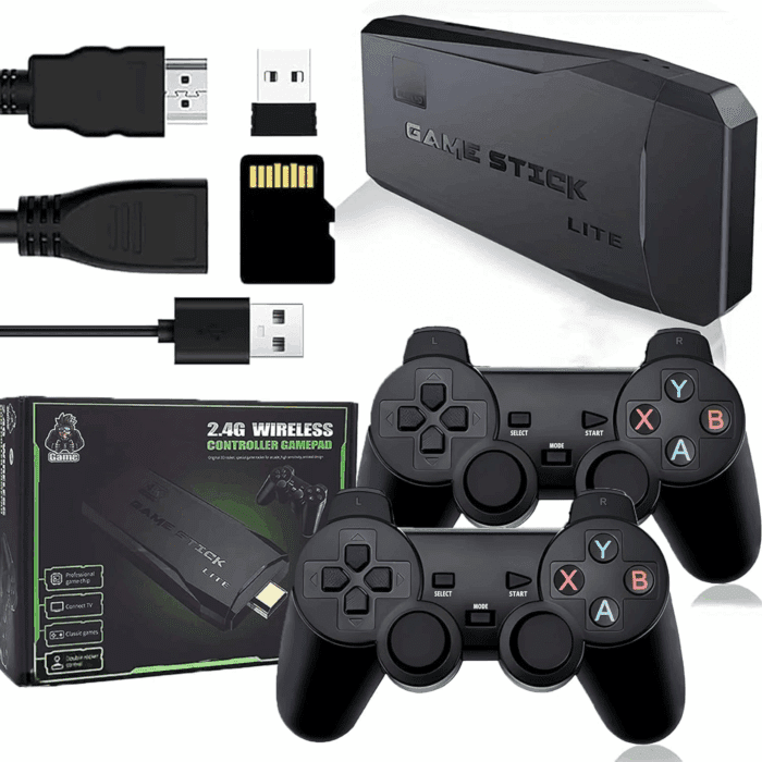 20000+ Retro Arcade Game System with 2 Wireless Controllers & 9 Emulators, 4K HDMI - Image 2