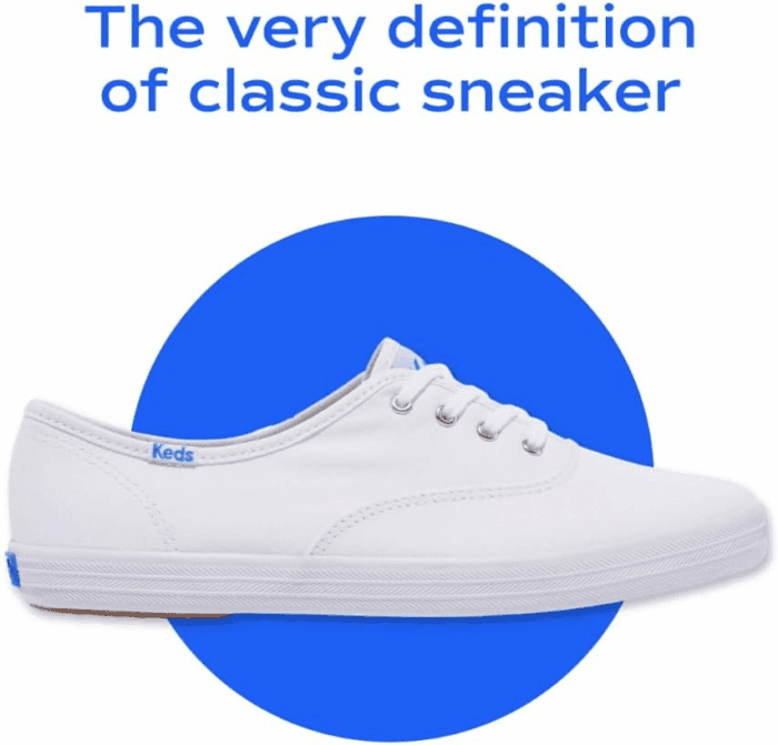 Women'S Champion Canvas Lace up Sneaker - Image 2