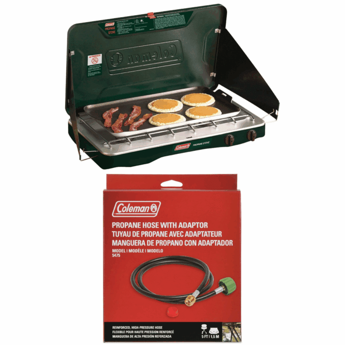 Matchlight 2-Burner Propane Stove, 10,000 BTU, Black - Image 9