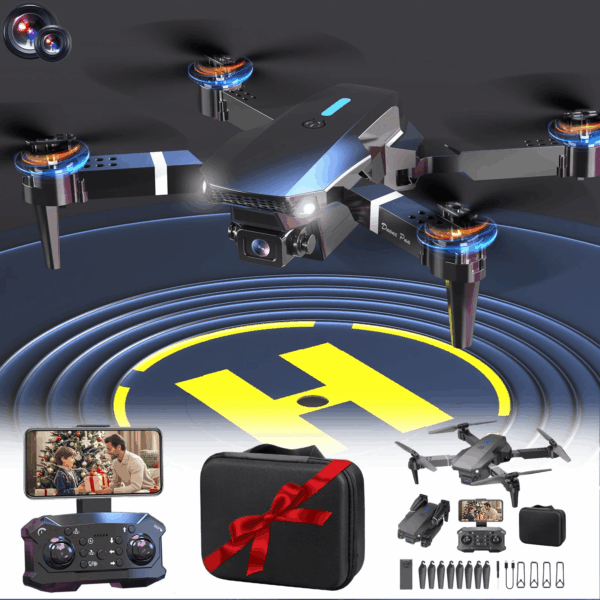 Drone with Camera for Adults,1080P Live Video App-Controlled Camera Drone for Kids 8-12, Beginner Friendly with 1 Key Fly/Land/Return, App-Controlled FPV Drone - Image 11