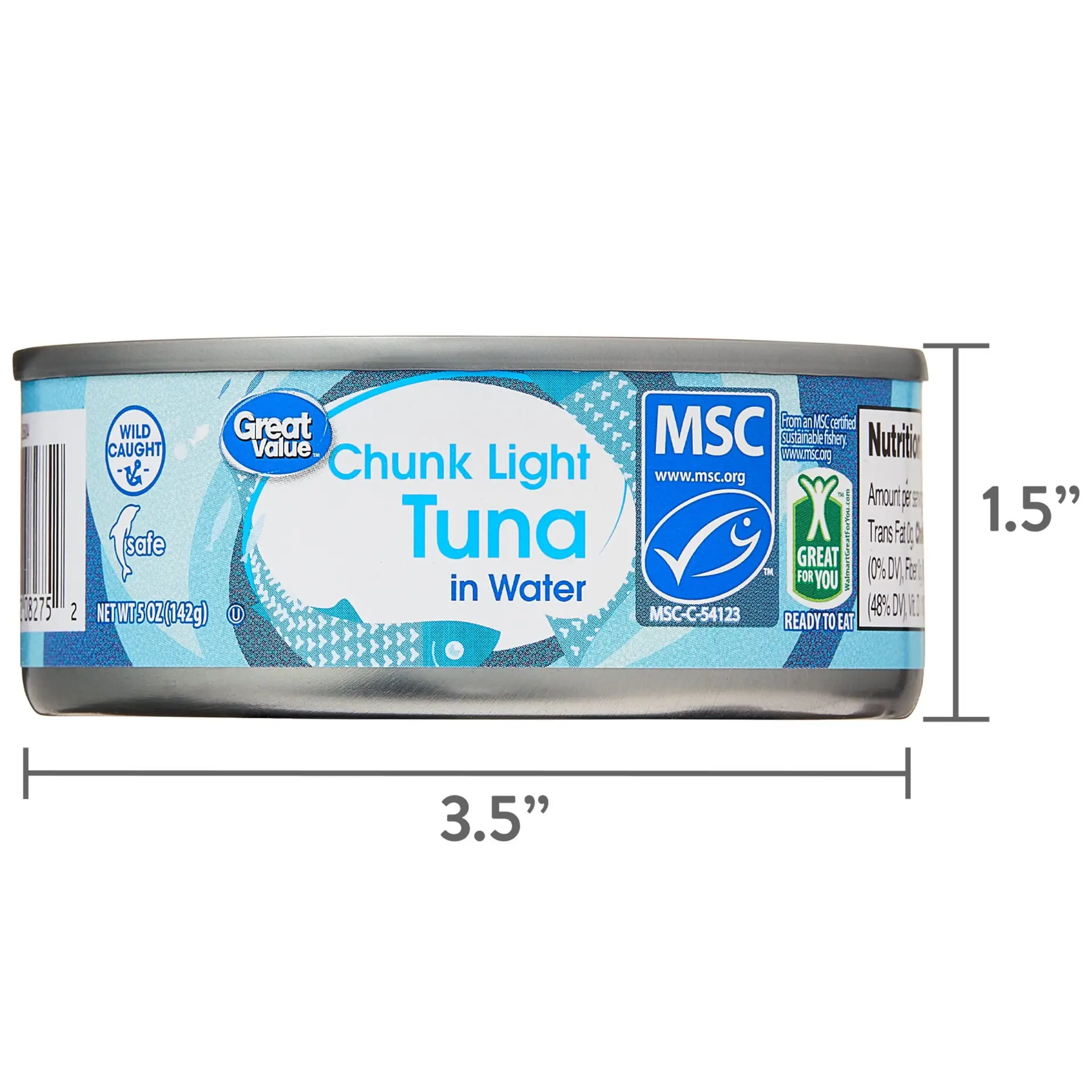 Chunk Light Tuna in Water, 5 Oz - Image 9