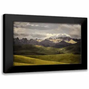 Yu, James 18X13 Black Modern Framed Museum Art Print Titled - Tibetan Plateau