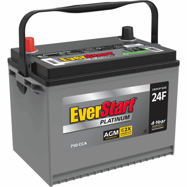 Platinum AGM Automotive Battery, Group Size 24F 12 Volt, 710 CCA - Image 2