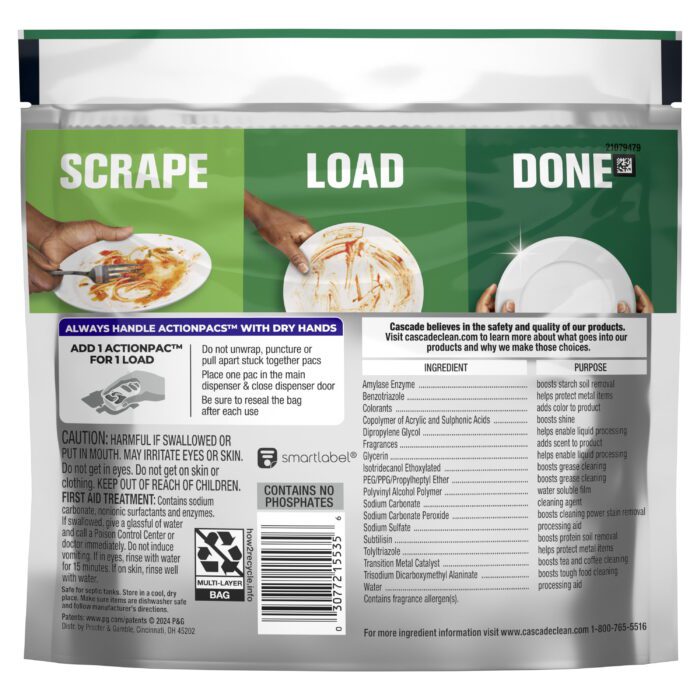 Platinum Dishwasher Pods, Dishwasher Detergent, Dish Detergent Soap, Fresh, 12 Count - Image 10