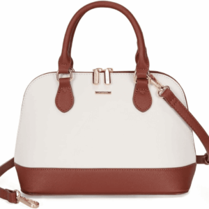 Purse for Women Small Crossbody Bags Classic Double Zip Top Handle Dome Satchel Bag