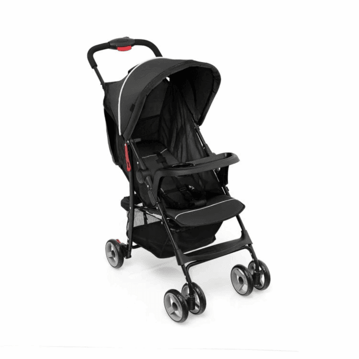 Baby Stroller, Infant Carriage Bassinet Stroller,Toddler Travel Stroller for Airplane with Adjustable Backrest and Canopy - Image 2