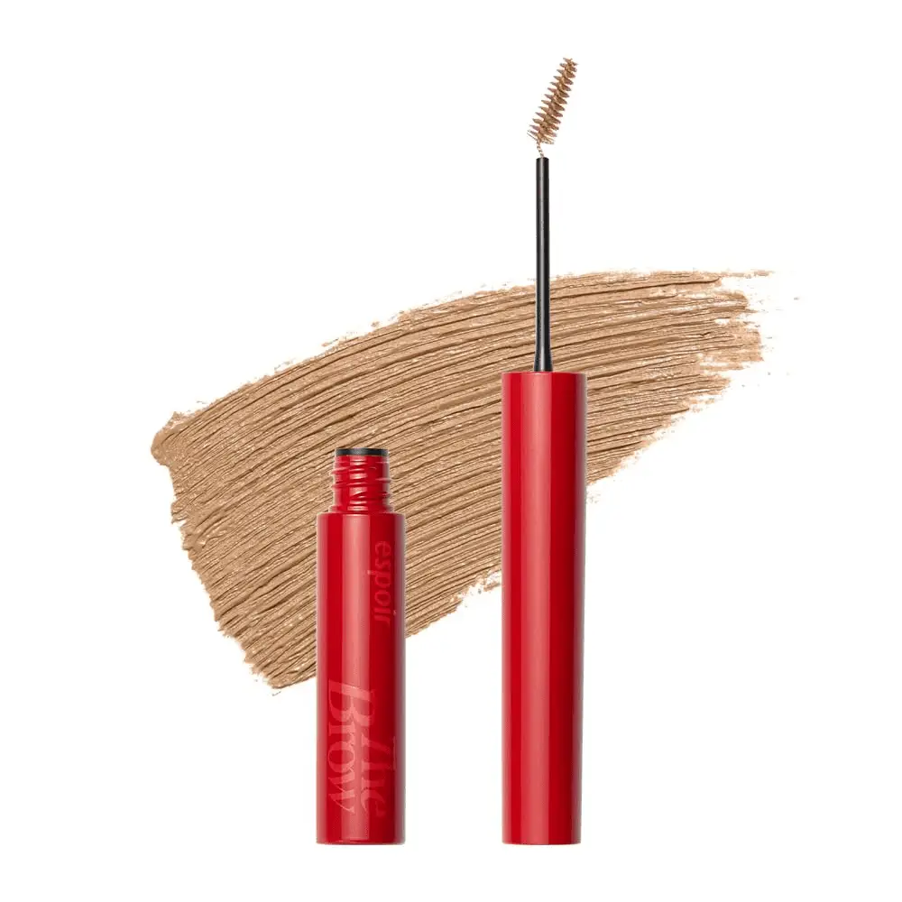 the Brow Color Fixing Cara #1 Beige 0.1 Fl Oz | Easy Fixing without Clumping with Skinny Brush | Long Lasting Smudgeproof Eyebrow Mascara | Soft Mood Coloring Tinted Gel | Korean Eye Makeup