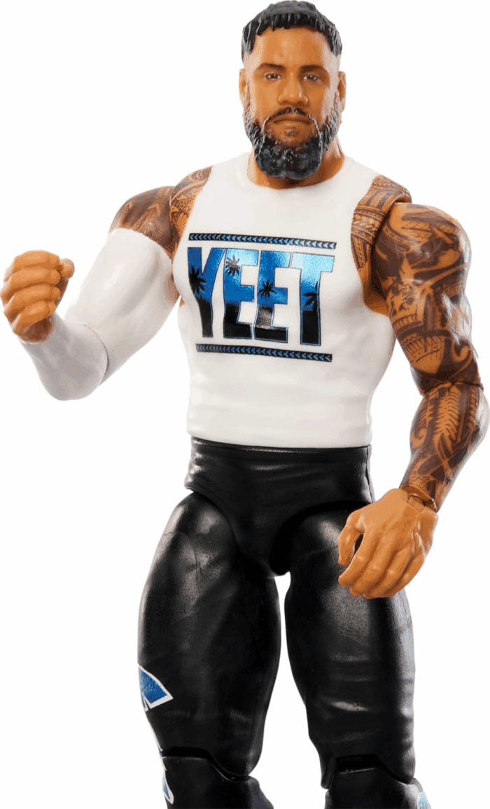 WWE Jey USO Action Figure, Main Event Series #153 6-Inch Collectible with 10 Articulation Points & Life-Like Look - Image 3