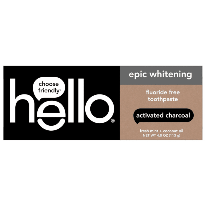 Epic Whitening Charcoal Fluoride Free Toothpaste, Activated Charcoal Toothpaste with Coconut Oil, Whitens Teeth Naturally, SLS Free, Fresh Mint, 4.0 Oz Tube - Image 6