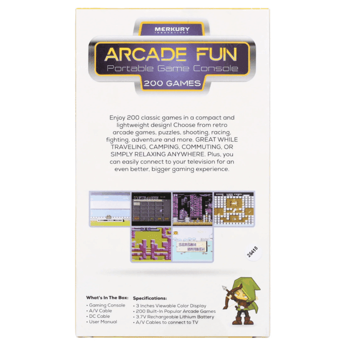 Portable Handheld Video Game Console with 200 Classic Games - Image 7
