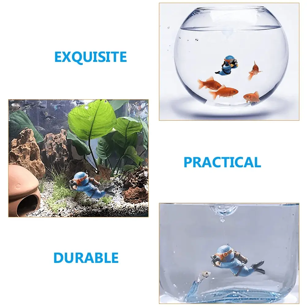2-Pack Cute Fish Tank Decorations Floating Aquarium Accessories - Image 6