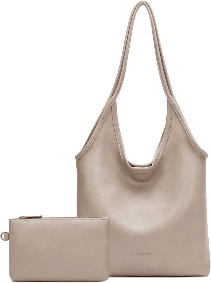 Slouchy Hobo Bags for Women Soft Designer Shoulder Purses Ladies Top Handle Handbag