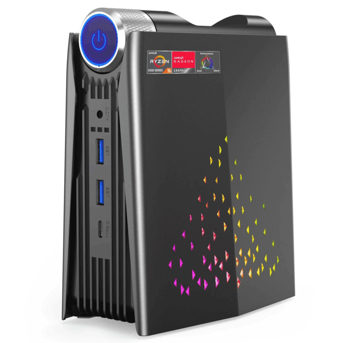 Mini Gaming PC, AMD Ryzen 7 5600U, 16GB, 512GB Nvme SSD - Image 7