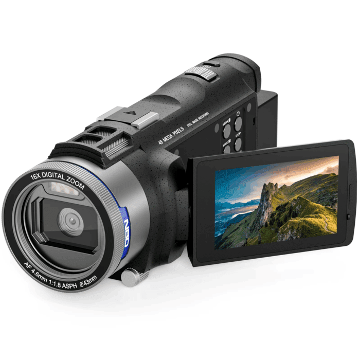 4K Video Camera Camcorder 3.0" IPS Vlogging Camera 48MP Digital Video Camera with 32GB SD Card - Image 2