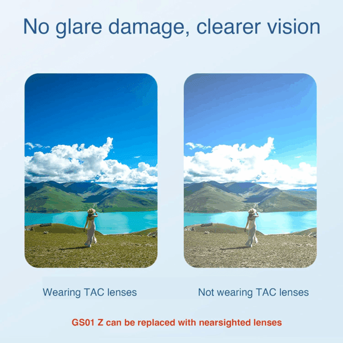 GS01 Smart Bluetooth Sunglasses, Audio Sunglasses with Speaker, UV400 Polarized Lens, Open Ear Music, Touch Control - Image 7