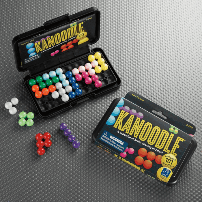 Kanoodle 3D Brain Teaser Puzzle for Ages 7+ Brain Games for Kids and Adults, Travel Games - Image 2