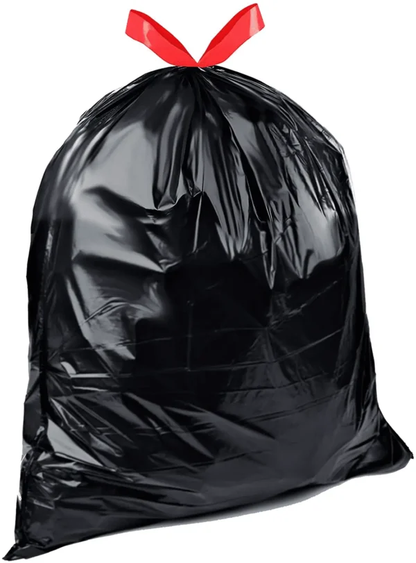 Multipurpose Drawstring Trash Bags, 30 Gallon, 50 Count (Previously Solimo) - Image 2
