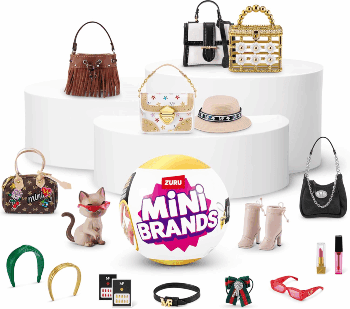 Fashion 2 Pack Series 3 by  Real Miniature Fashion Brands Collectible Toy, 2 Capsules of 5 Mystery Miniature Brands for Girls, Teens, Adults and Collectors (2 Pack) - Image 3