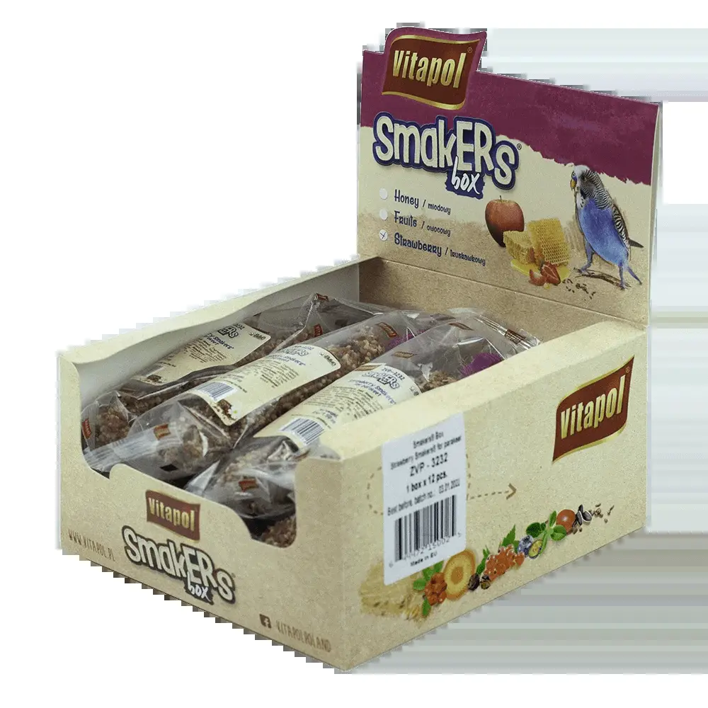 Smakers Bird Treat Sticks Strawberry 2Count Parakeet - Image 5