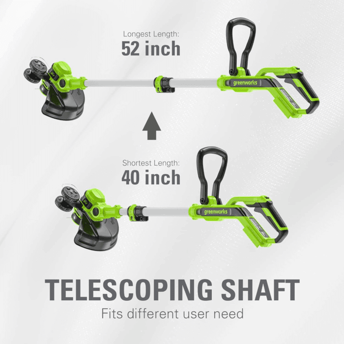 24V 12-Inch Cordless String Trimmer/Edger and Leaf Blower Combo Kit + 3 Bonus Spools, 2.0Ah Battery and Charger Included - Image 9