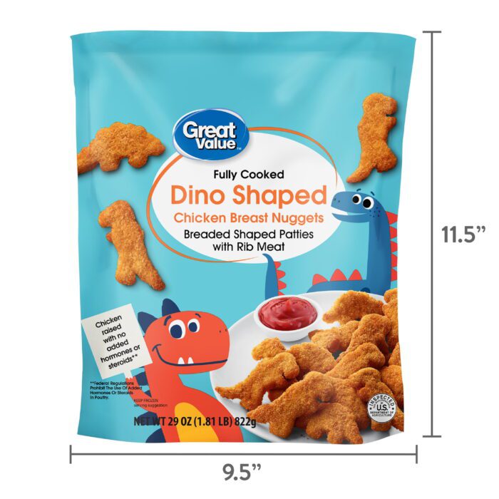 Dino Shaped Chicken Breast Nuggets, 29 Oz (Frozen) - Image 6
